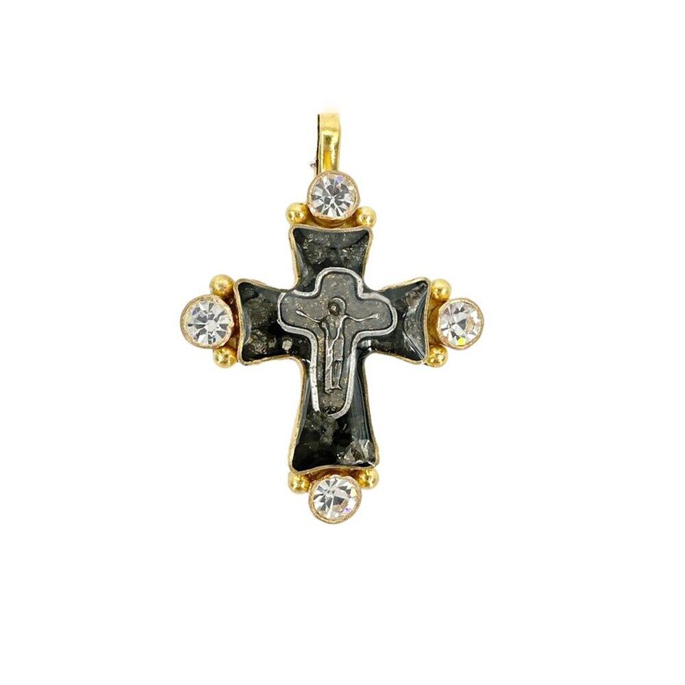 VIRGINS SAINTS & ANGELS VSA Maria Cross Medallion in Gold - Picture 4 of 8